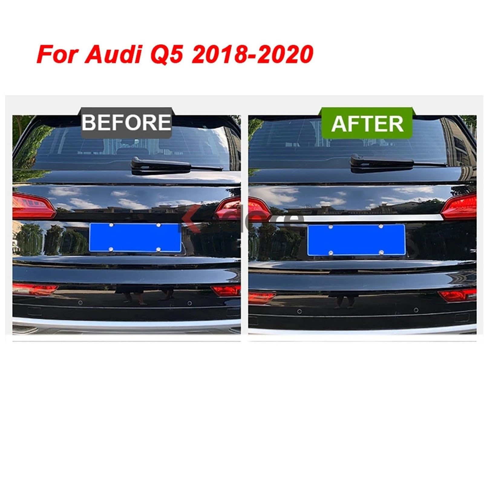 Embellecedor De Puerta Trasera De Coche Compatible con Accesorios Audi Q5