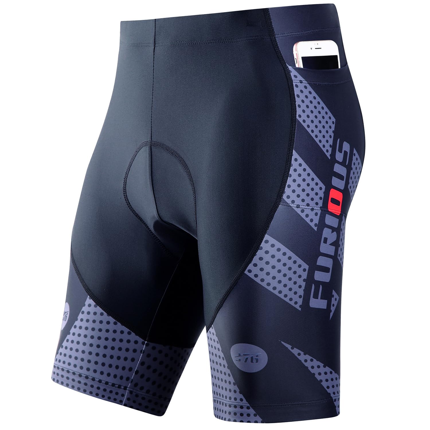 Amor est vitae essentia Riding Pants Cycling Short Bike Biking Clothes Cycle Wear Tights Half-Pants with 3D Padded L-XL