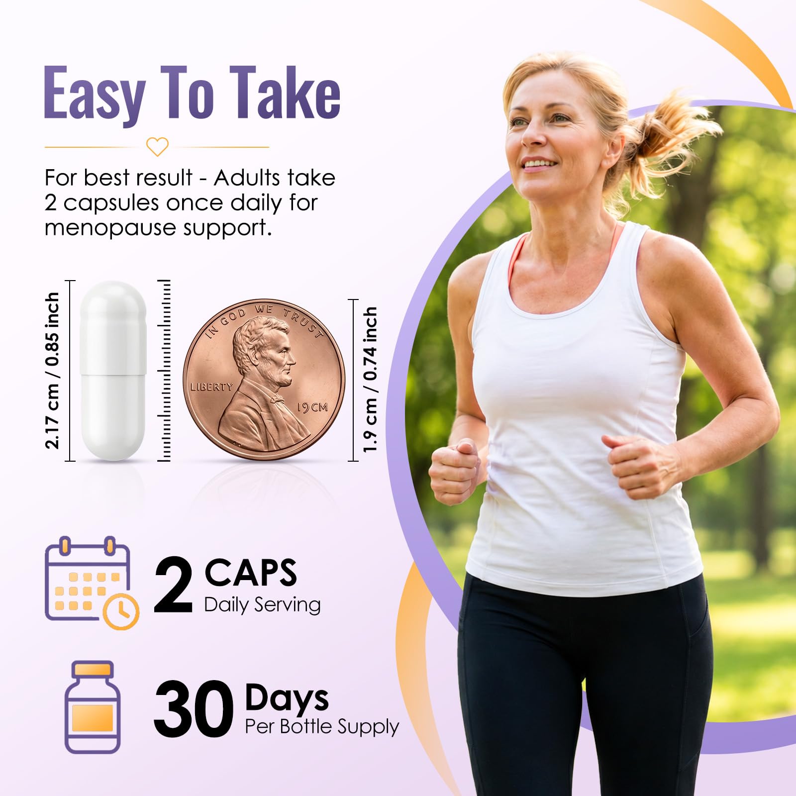 Menopause Supplements for Women,12 in 1 Complex Menopause Support, 60 Caps — Amazon image 7