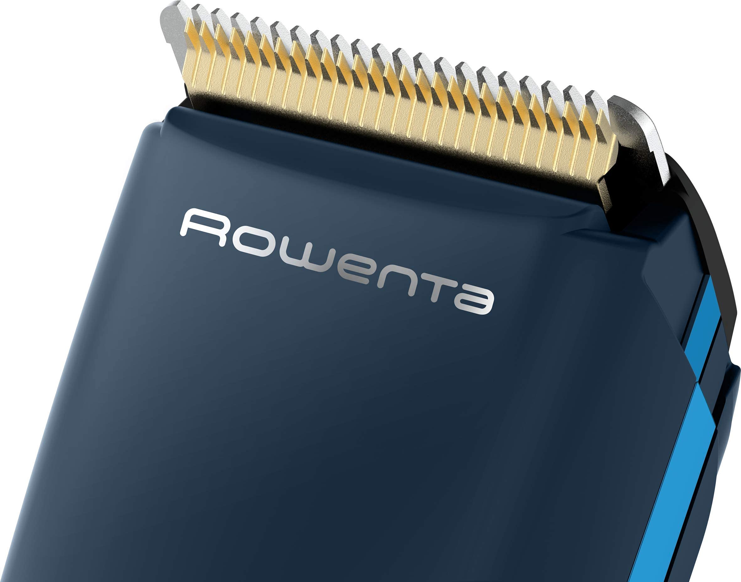 Rowenta Advancer Xpert TN5241 Cortapelos para hombre, cuchillas acero inoxidable, revestimiento titanio, 45 ajustes de 0.5 mm a 30 mm, autonomía hasta 120 min, carga rápida, sin cable, neceser