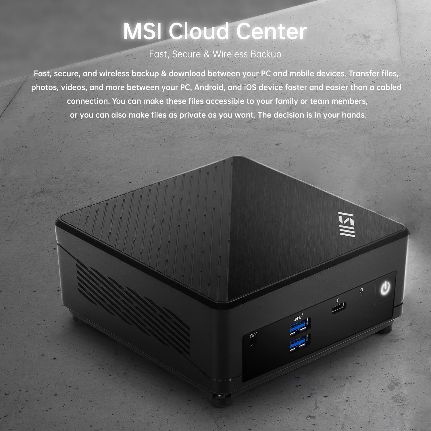 Amazon.co.jp: msi Cubi 5 プロフェッショナルミニデスクトップ、Intel