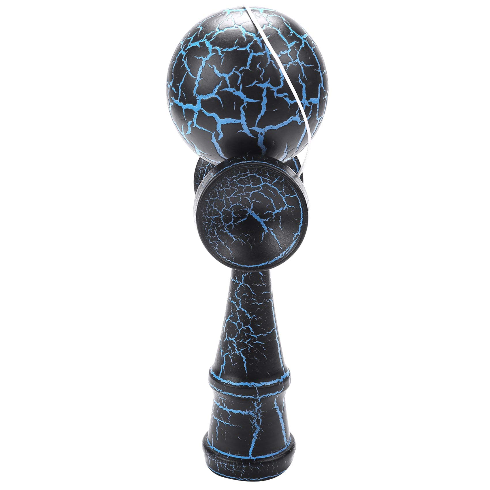 de Deportes Al Libre Kendama Toy Ball NiñOs y Adultos BalóN Al Libre Deportes Crack DiseñO Negro y Azul
