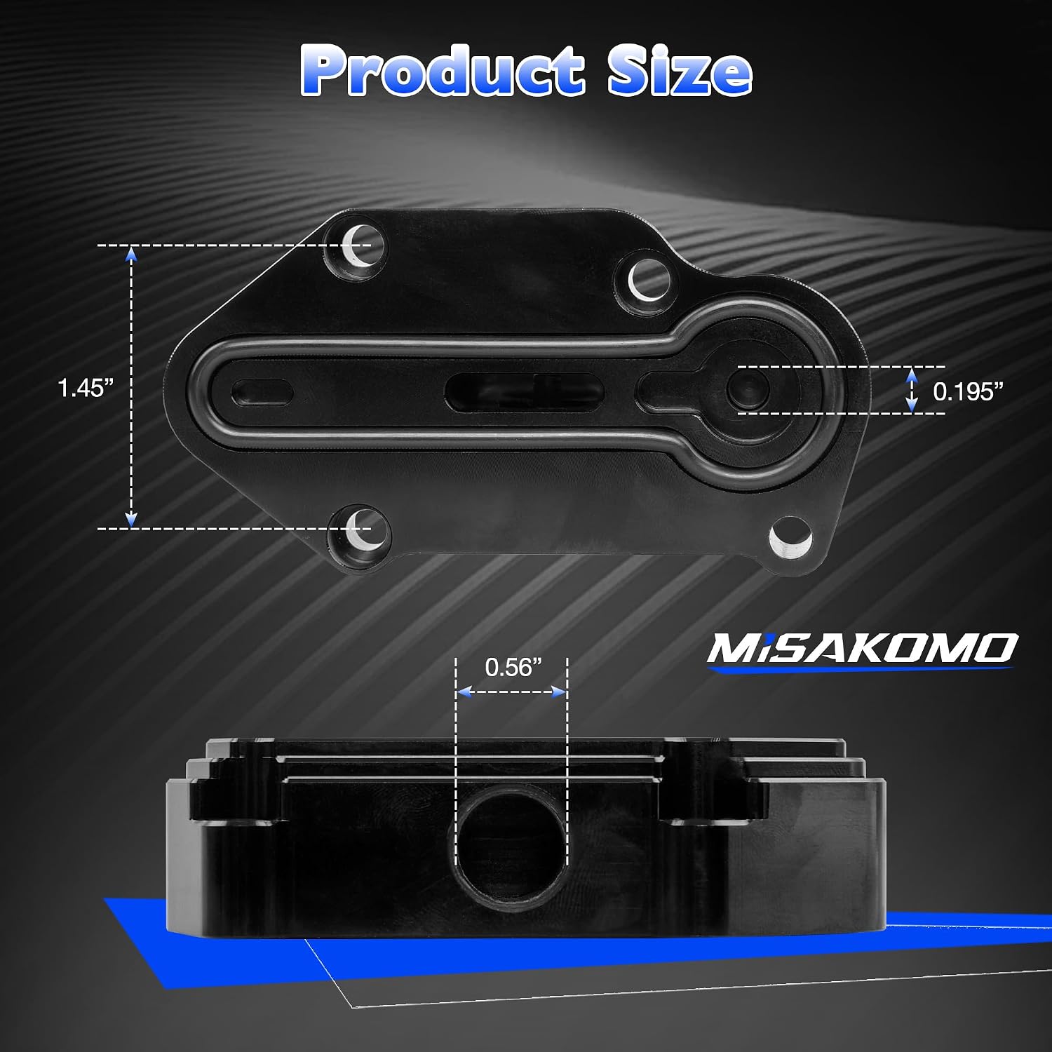 6.0 Powerstroke Blue Spring Kit, Compatible with 2003-2007 Ford F250 F350 F450 F550 Super Duty, Fuel Regulator Kit with Billet Spring Housing, Replaces # 3C3Z-9T517-AG