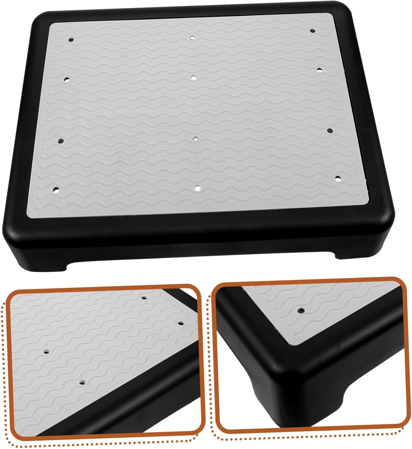 Non-Slip Step Platform Step Stool for Seniors Plastic Stool for Elderly