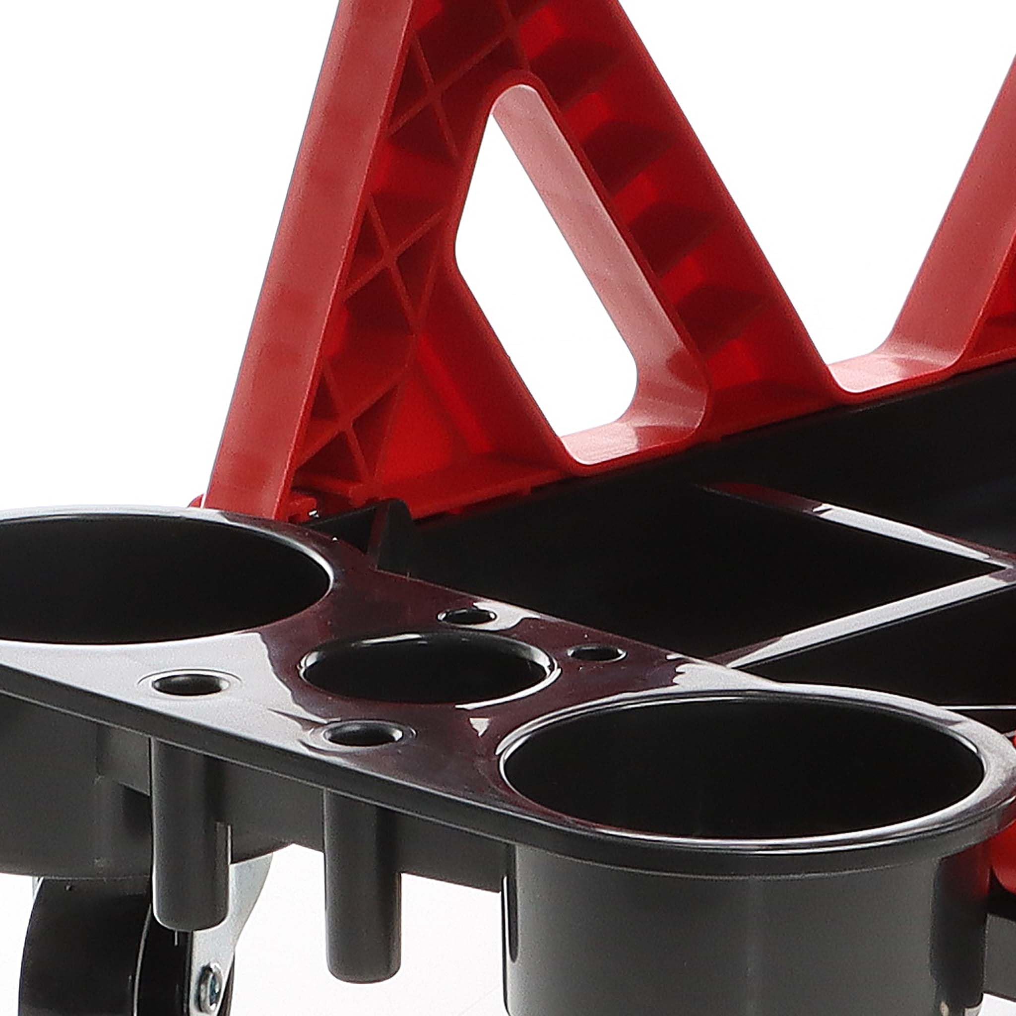 XPOtool Carro de taller con asiento con ruedas hasta 150 kg, asiento de taller giratorio 360°, con bandeja para herramientas