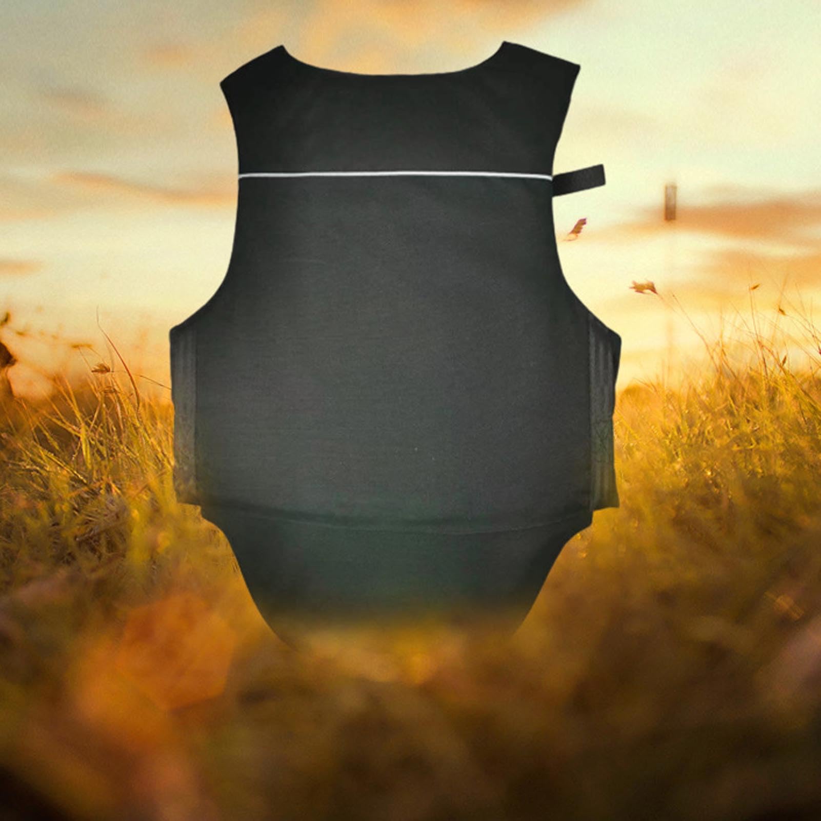 Tbest Gilet équestre rembourré en mousse de sécurité absorbant les chocs pour l'équitation, les courses en plein air