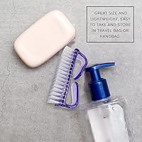 Vista 3 de DreamCut Cepillo de uñas con mango - Limpiador de cepillo de uñas, cepillo de limpieza para fregar las manos