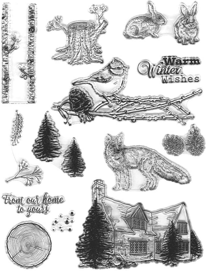 What a Guy Tools and Sentiments Stamps Clear Rubber