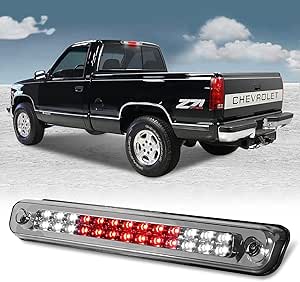 LED 3rd Brake Light High Mount Stop Tail Cargo Lamp Smoked Lens For Ch C1500 K1500 Silverado 1988 1998 - View #6