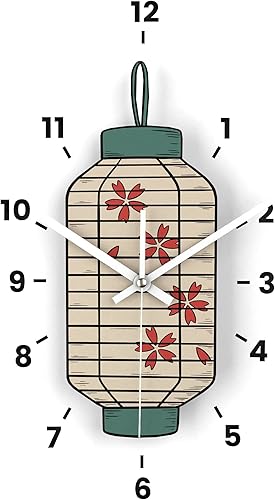 Miniatura 10 de Reloj de pared de madera Asia Aqua DIY números pegatinas madera contrachapada reloj silencioso Eco océano sala de estar corte láser azul gran ola