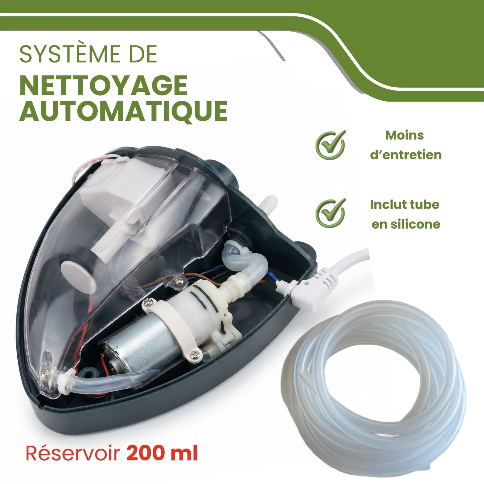 GOLDMAN SERVICE Pompe à condensats climatisation murale 20 m de levage | Pompe de vidange Split ultra silencieuse 17 dB | Système d'alarme intégré | 5 W basse consommation
