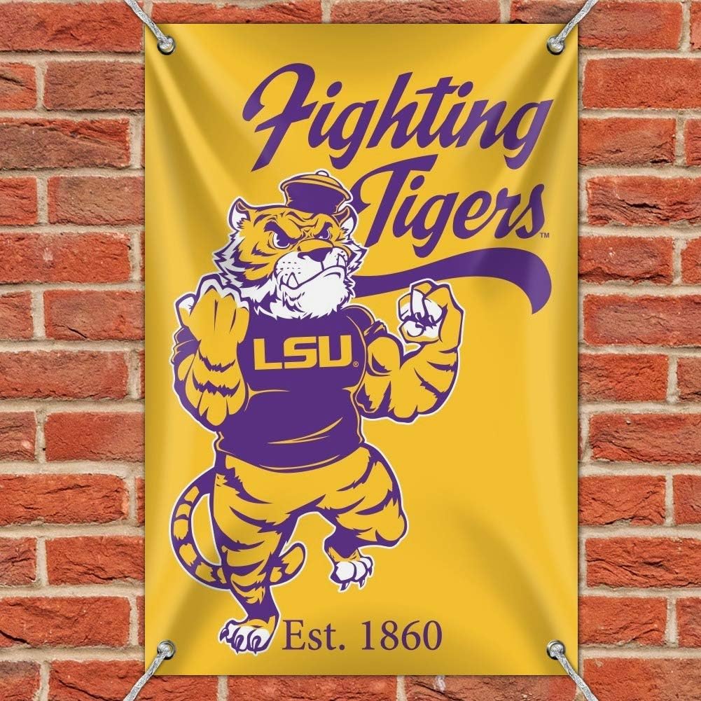 GRAPHICS & MORE Mike The Fighting Tiger LSU Home Business Office Sign