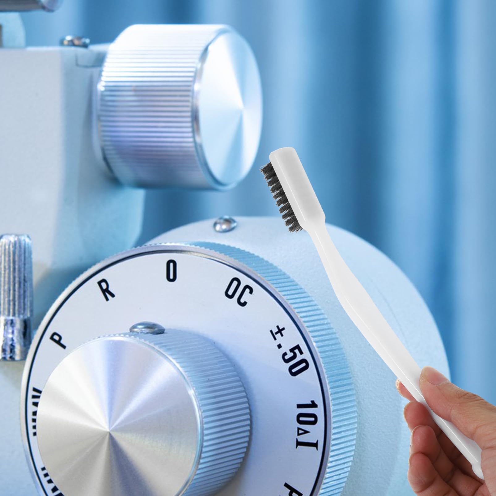 HOMOCONO 10pcs Maintenance Brush Brush for Cleaning Scrub Stainless Scrubber Cleaning Steel Black Bristle Hair