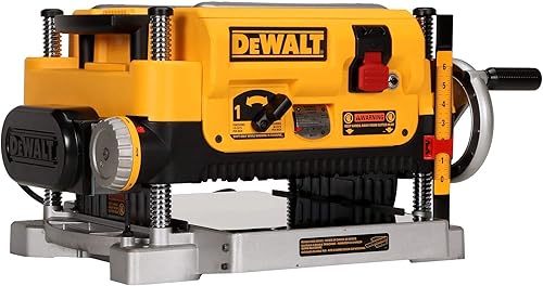 Miniatura 4 de DEWALT Cepilladora de espesor, cepilladora de madera de 13 pulgadas, tres cuchillas de dos velocidades, motor de 15 amperios, 20,000 RPM (DW735X)