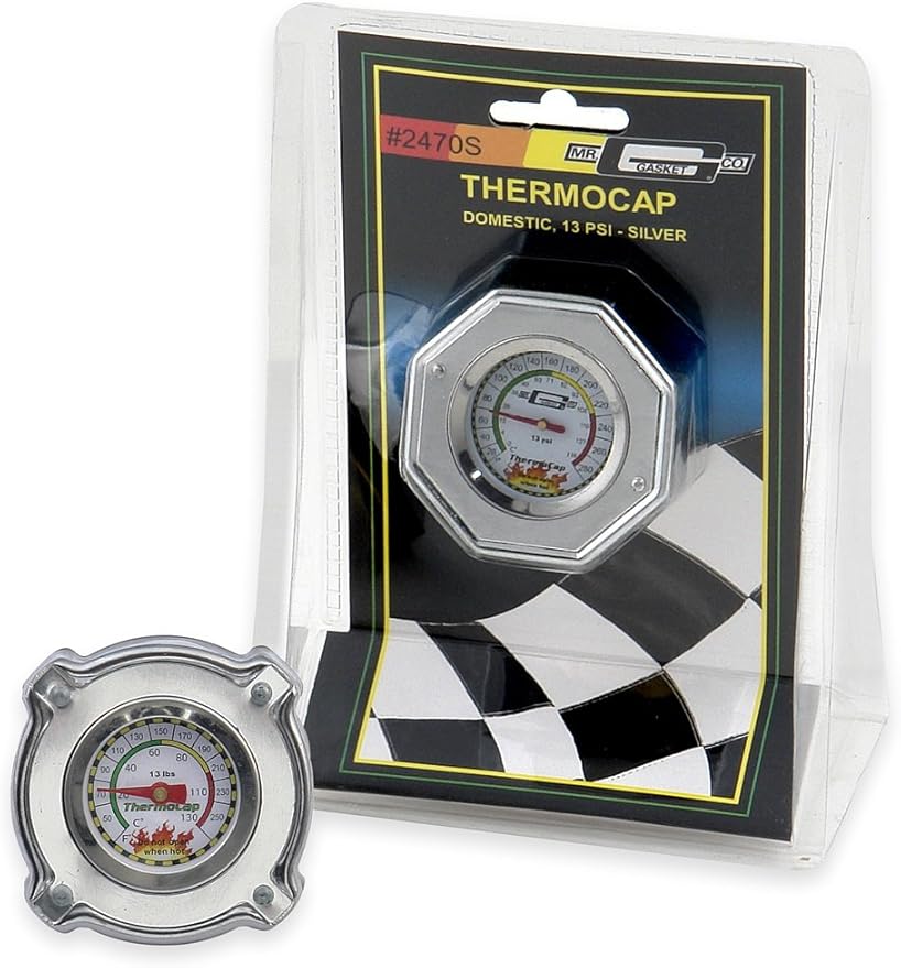Mr. Gasket 2470S Domestic ThermoCap 13 PSISLVR Automotive