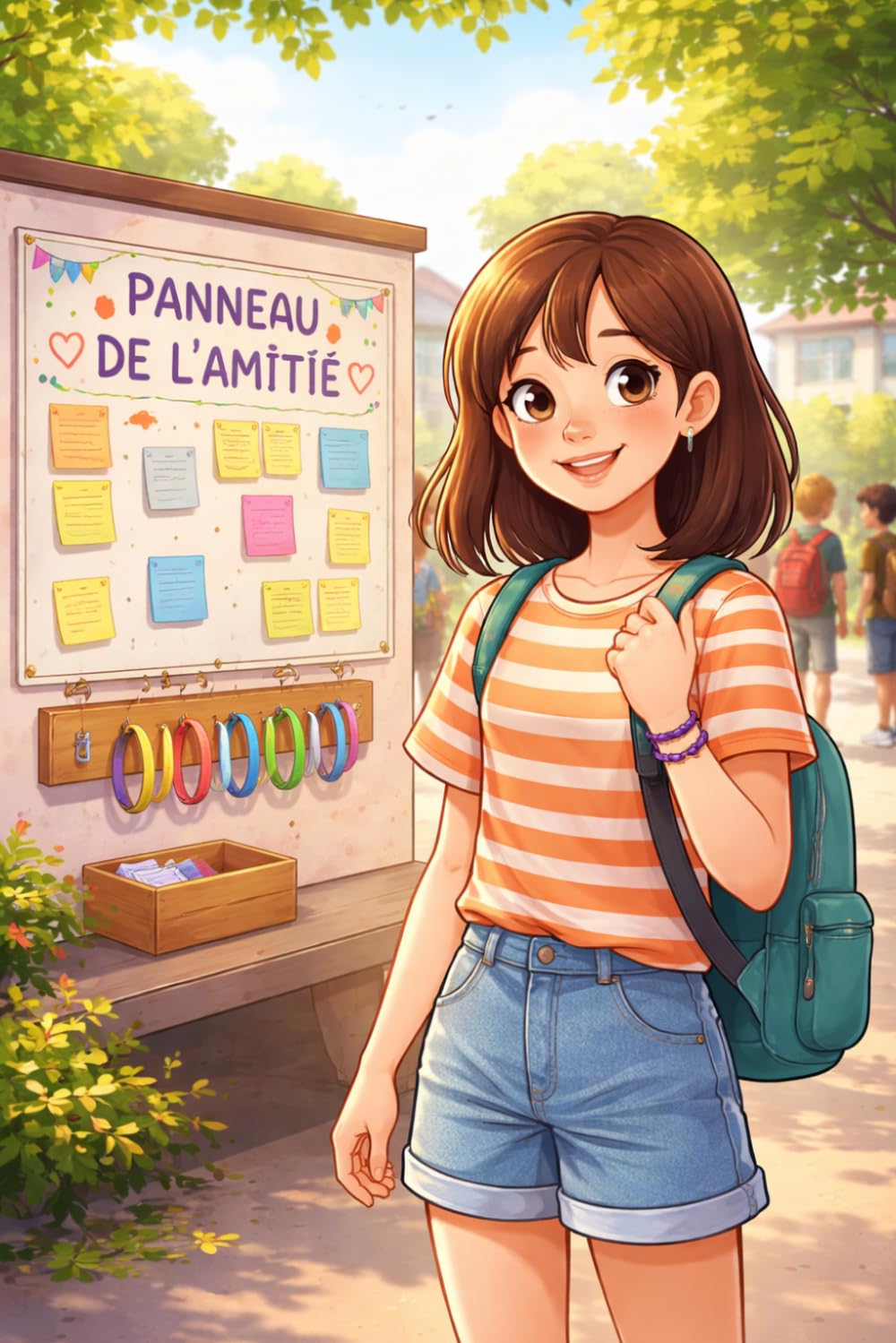 Le panneau de l'amitié: Parce-que personne ne doit rester seul(e).