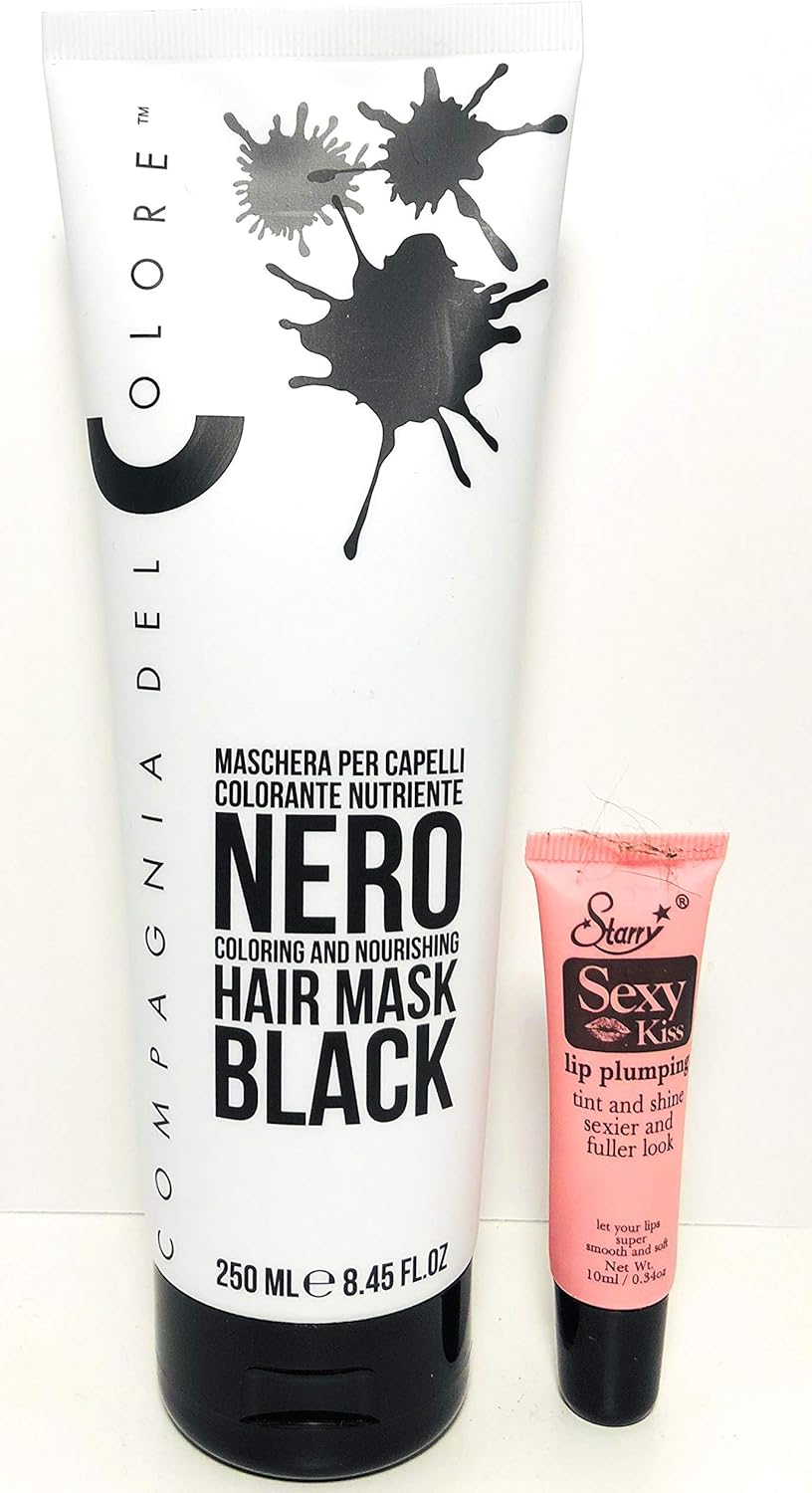 Compagnia del Colore HAIR MASK BLACK 250ML Amazon.fr Beauté et Parfum