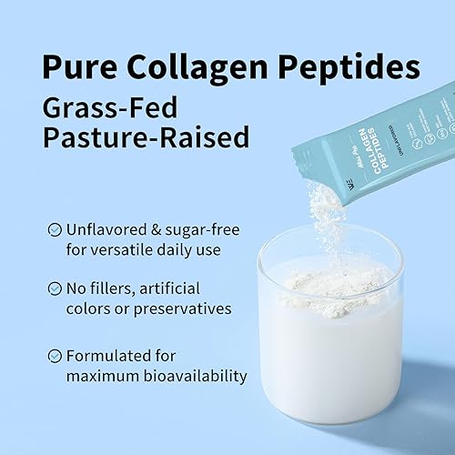 Miniatura 4 de Péptidos de colágeno, péptidos de colágeno hidrolizados I, III, piel, uñas, salud ósea y articular, sin perfume, para hombres y mujeres, 14.11 onzas