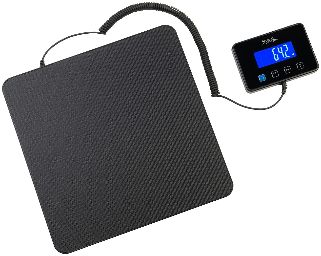 Pèse-colis numérique : balance numérique à plateforme de colis, jusqu'à 200 kg, fonction de maintien et de tare (balance de colis, balance de marchandise)