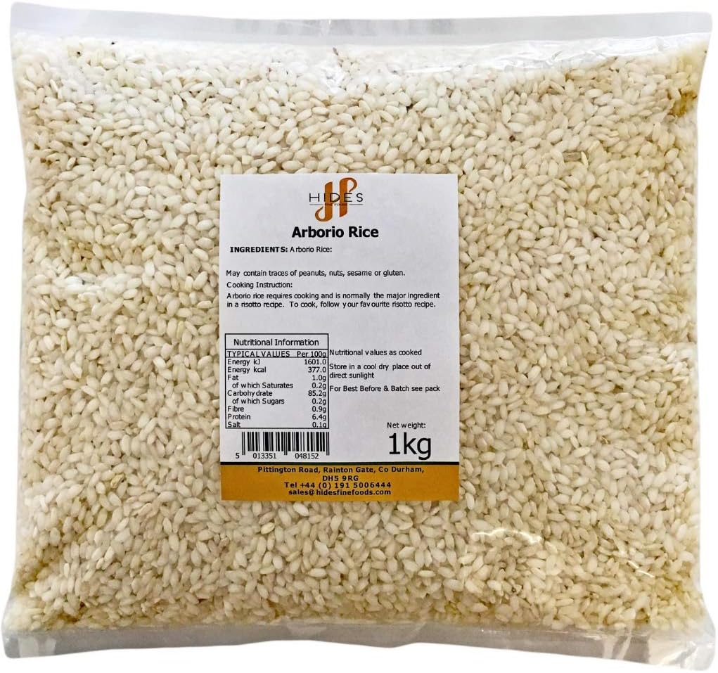 Hides Fine Foods Risotto White Arborio Rice 1kg GMO Free Suitable