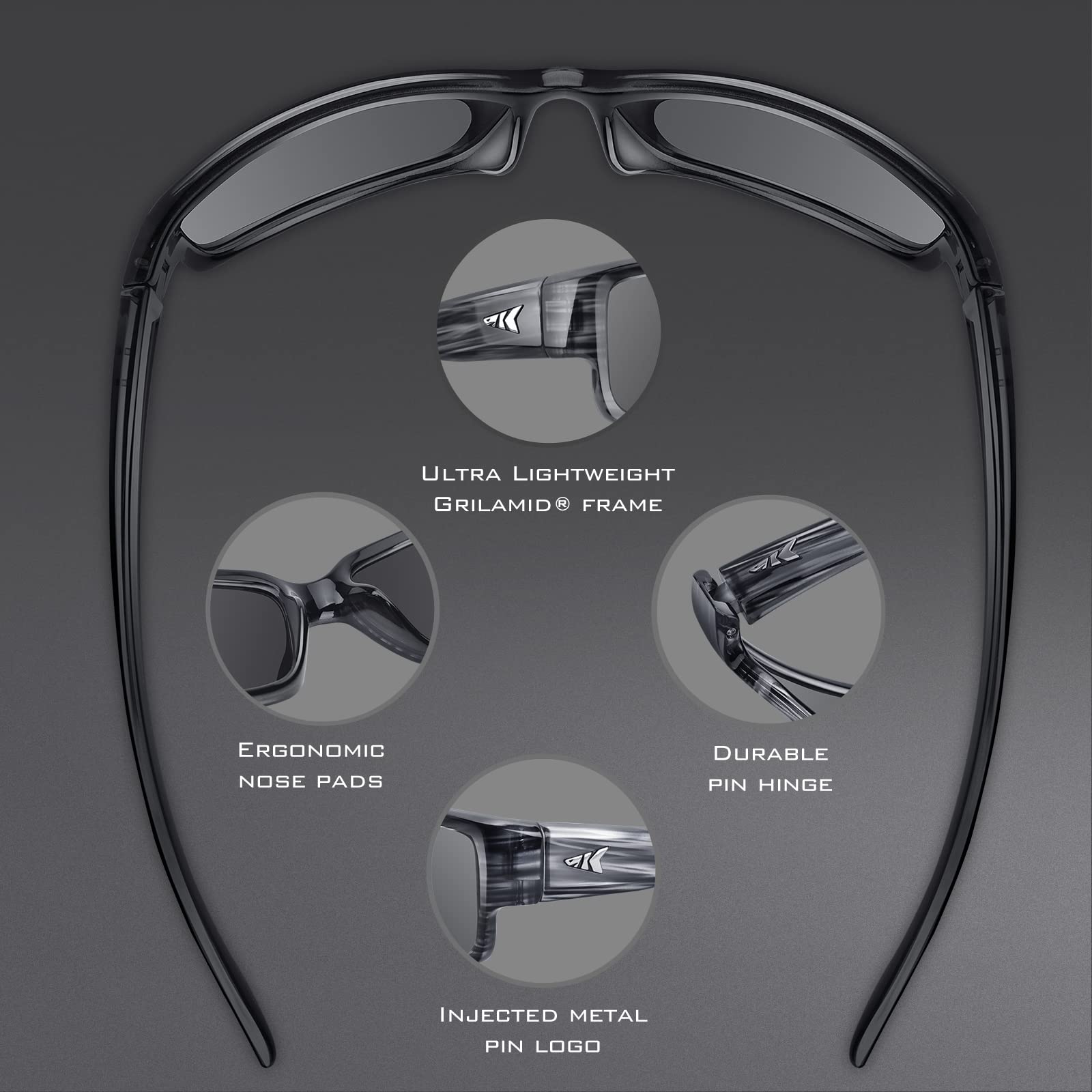 KastKing Skidaway Polarized Sport Sunglasses For Men And