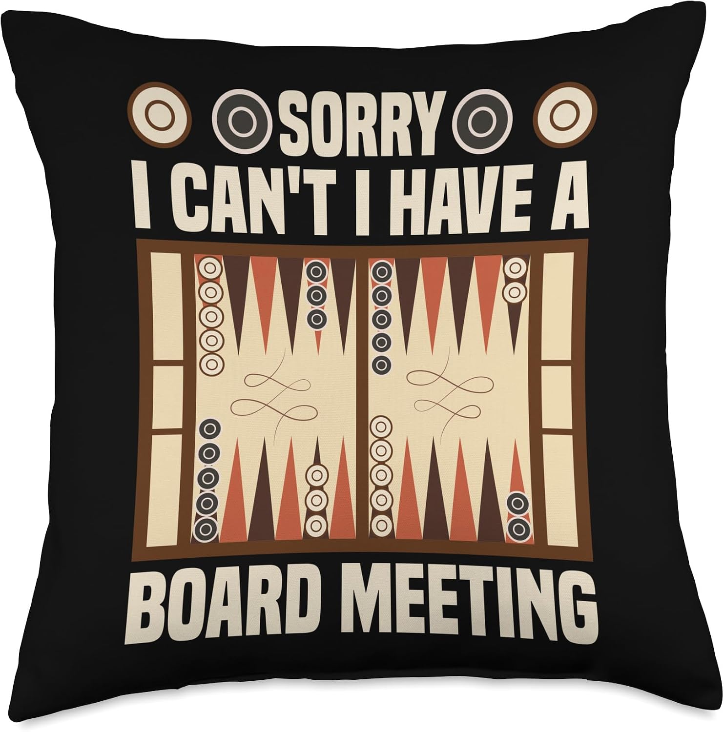 Backgammon Sets Leather Travel Board Pieces Backgammon Throw Pillow