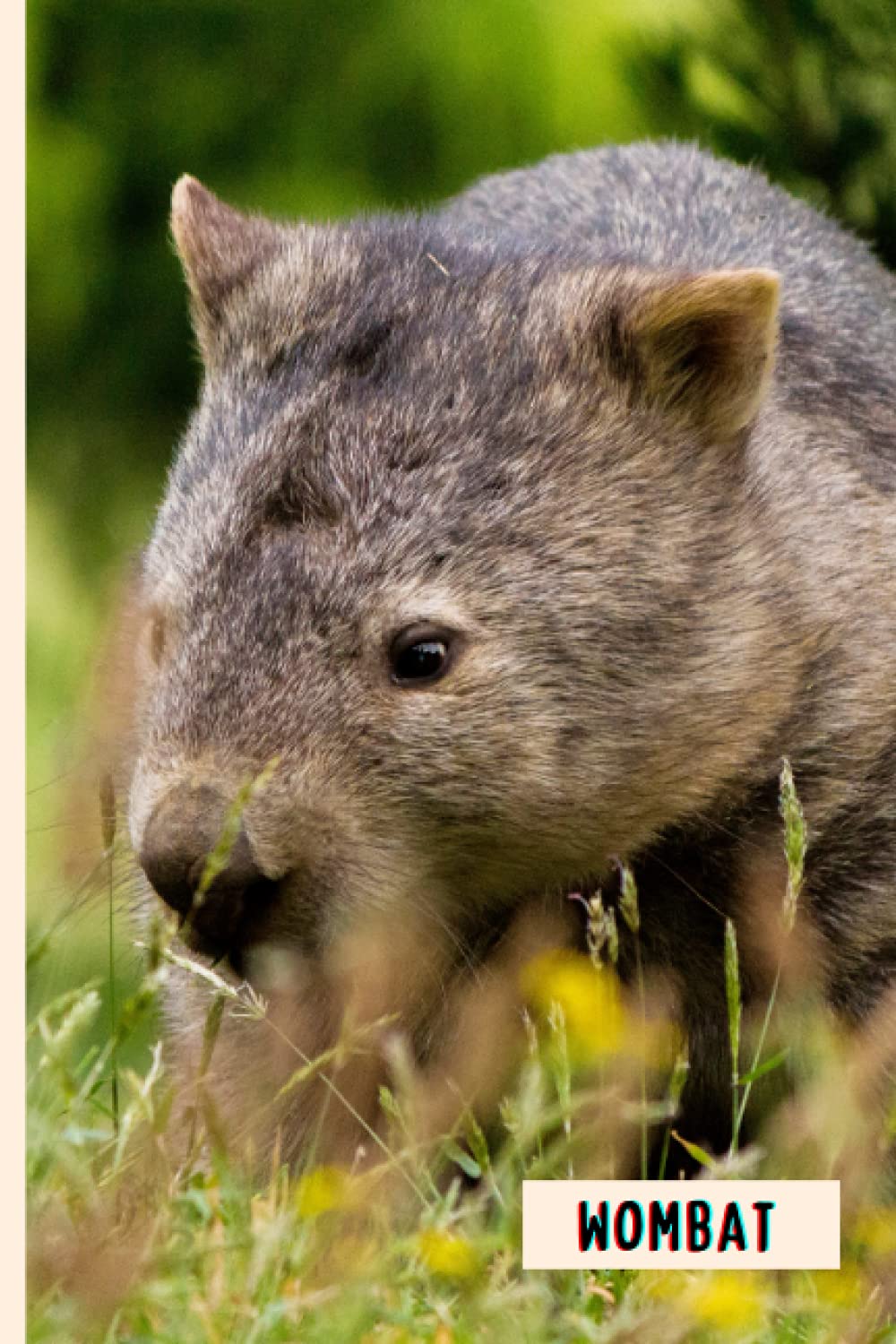 Wombat: Composition Notebook For Wombat Lovers , Wombat Lined Journal ,6x9 Inches , 110 Pages ,Wombat Diary
