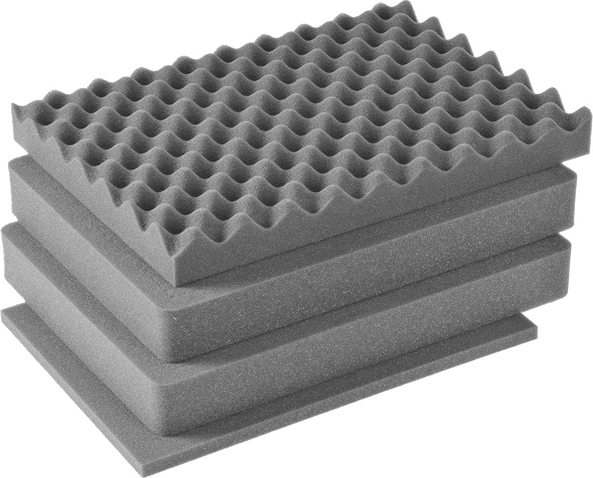 Pelican Color Case iM2400 - 4 Replacement Pluck Foam Set., Grey