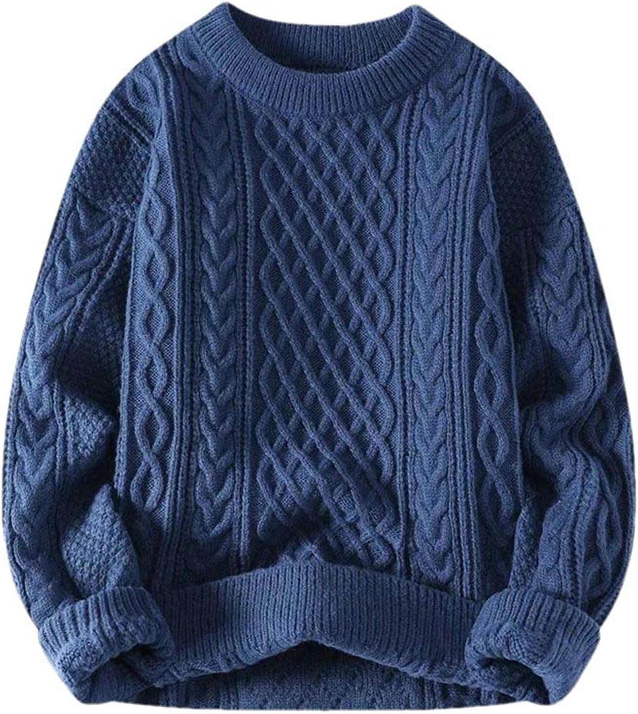 Autumn and Winter Men's Knitted Pullover Jacket Casual Loose Sweater