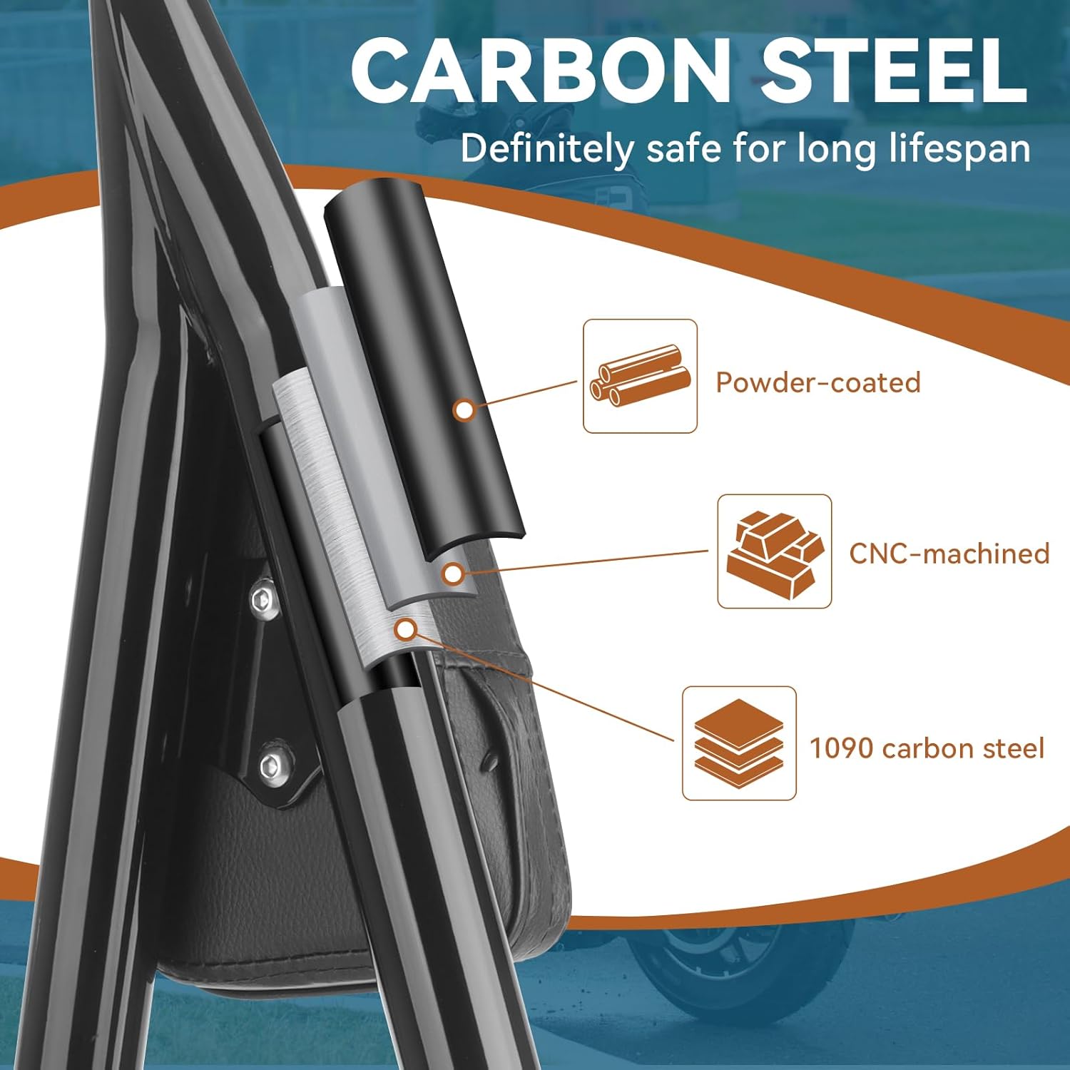 Fat Bob Sissy Bar for Harley Davidson FXFB FXFBS 2018-2023 Softail, 26" Detachable Passenger Backrest for Motorcycle, Tall Quick Release Adjustable Back Pad Black