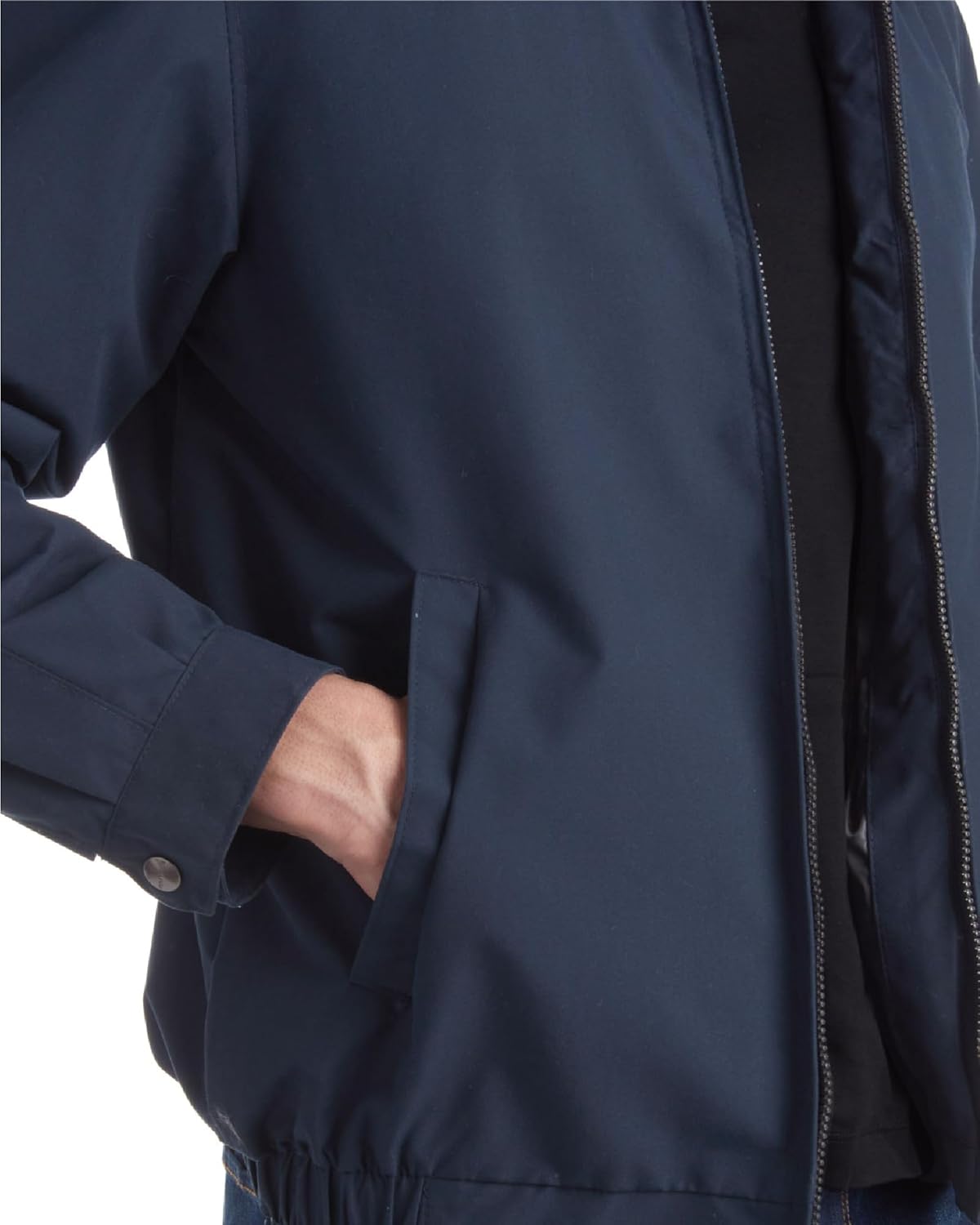 Perry Ellis Mens Golf Jacket - Soft Microfiber Waterproof Lightweight Jacket Full Zip Windbreaker Jackets for Men - Image 5