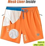 APTRO Men's Swim Shorts Swim Trunks 5" Quick Dry Bathing Suits Swimwear with Zipper Pockets