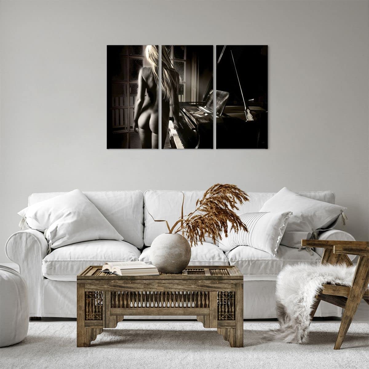 Quadro su Tela 150x100cm Donna schizzo disegno Stampe Immagini Quadri