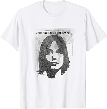 Amazon.com: SATURATE BEFORE USING, Jackson Browne T-Shirt 
