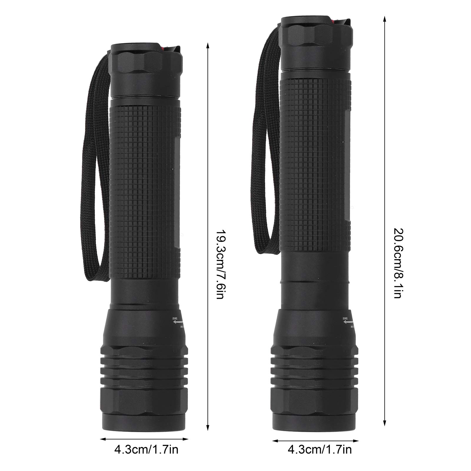 Torcia ricaricabile ad alta luminosità con clip impermeabile