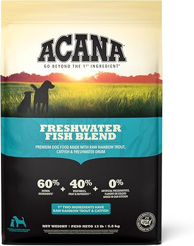 ACANA - Alimento seco para perros sin cereales, receta de pez de agua dulce, 13 libras disponible en Yaxa Venezuela
