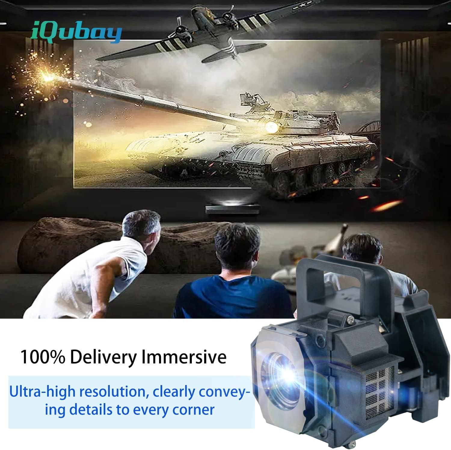 ELPLP49 V13H010L49 Replacement Projector lamp Bulb for Epson PowerLite Home Cinema EH-TW2800 TW2900 TW3000 8350 8345 8500UB 8700UB H373A H336A 8100 6100 6500UB 7100 7500UB with housing