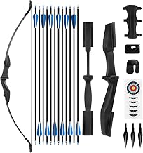 40lbs Recurve Bow and Arrow Set Adult Left and Right Hands Bows | Archery Bows Suitable for outdoor target practice