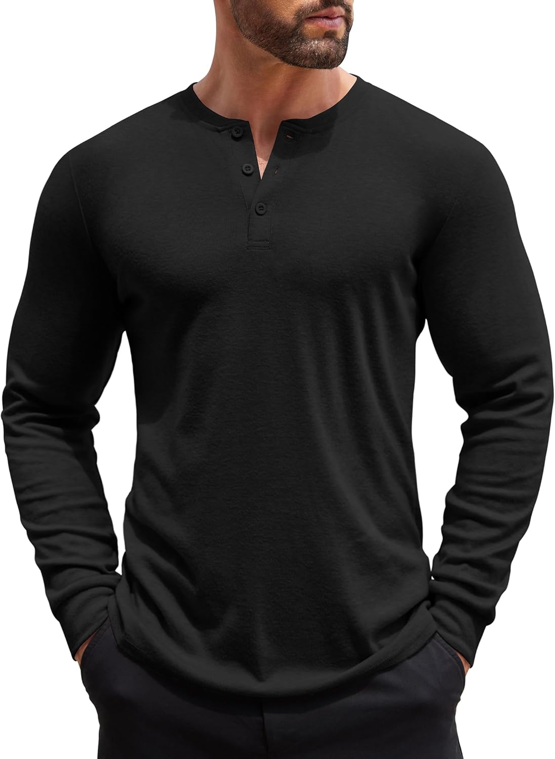 COOFANDY Men’s Henley Shirts Long Sleeve Button T-Shirt Lightweight Fashion Casual Pullover Shirt COOFANDY Men’s Henley Shirts Long Sleeve Button T-Shirt Lightweight Fashion Casual Pullover Shirt