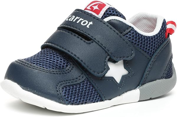 Carrot(キャロット) ユニセックスベビー スニーカー 運動靴 幅広 3E 12~14.5cm 男の子 女の子 ベビー CR B120ベビーシューズ - 2