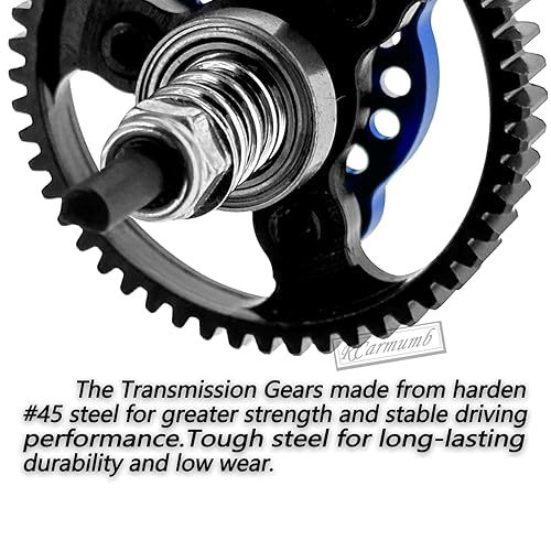 Miniatura 34 de Pieza de mejoras de engranaje recto 53T para Slash 4X4/VXL Stampede 4X4/VXL Rustler 4X4/VXL, eliminador de embrague deslizante 53T con piñones