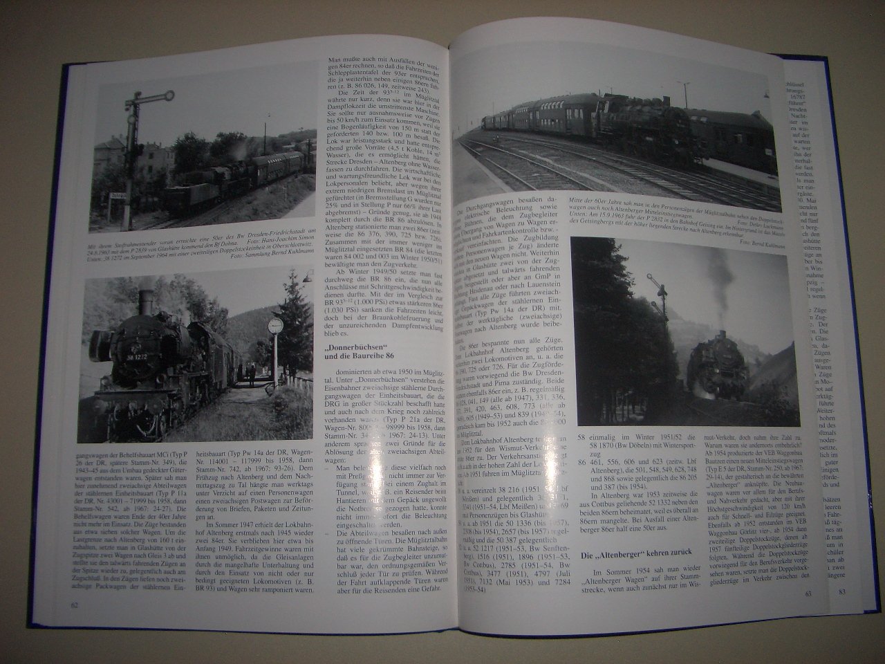 Die normalspurige Müglitztalbahn Heidenau - Altenberg (Nebenbahndokumentation)