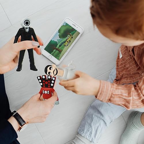 Miniatura 6 de Skibidi - 24 figuras de acción de juguete para el inodoro de Pascua, juguetes de figuras de acción de dibujos animados para adultos y niños,