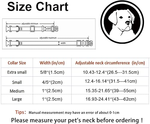 Miniatura 5 de MR.CHUBBYFACE Airtag - Collar de perro para el 4 de julio con soporte para Airtag de Apple para perros pequeños, medianos y grandes
