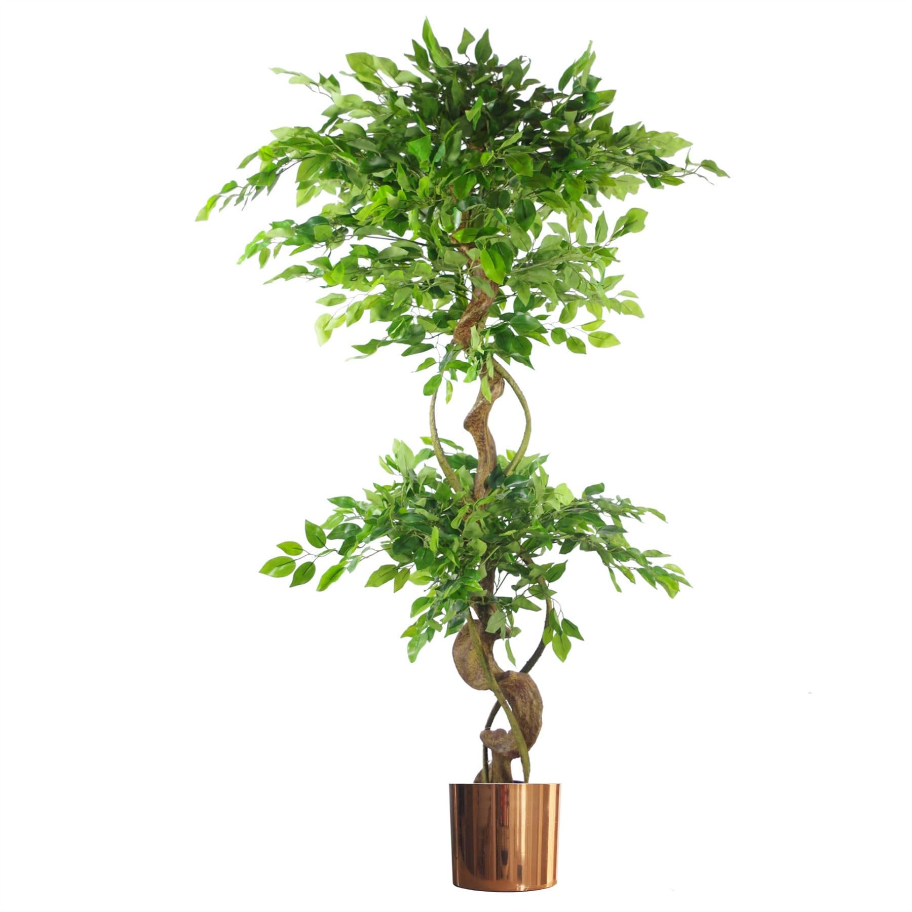 Artificial Ficus Tree Realistic Large Copper 150cm (5ft) Premium Indoor Home