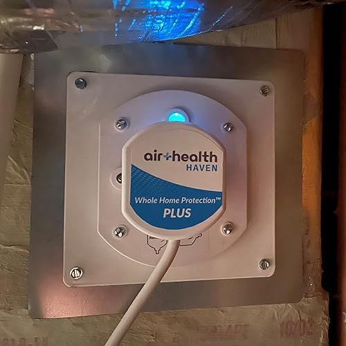 Miniatura 8 de Air Health Haven Plus - Purificador de aire HVAC  Luz UV-C de 16 pulgadas, tecnología PCO y filtración de carbono, para gérmenes, compuestos