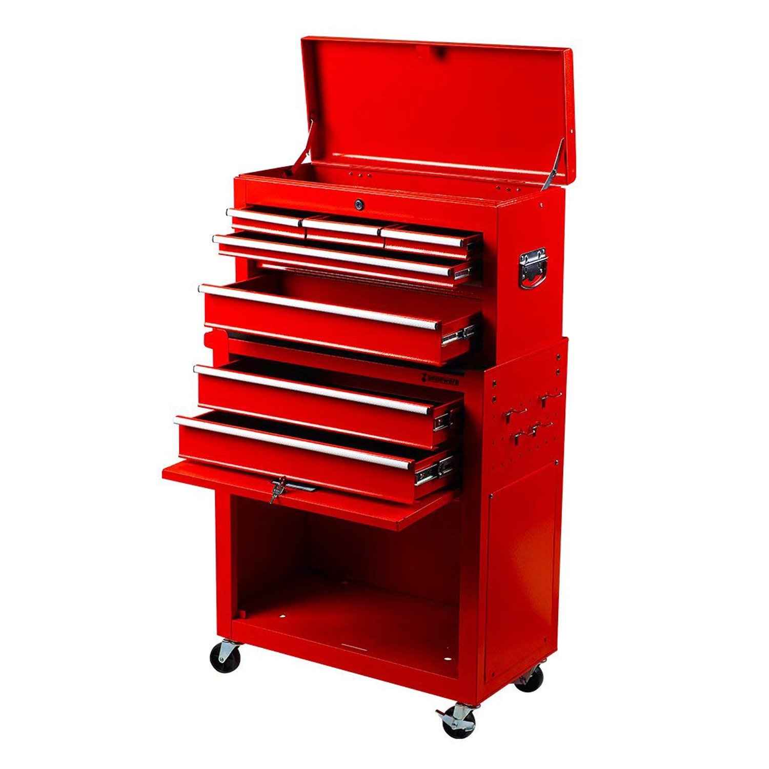 Big Rolling Tool Chest, 8Drawer Big Tool box with Wheels Tool