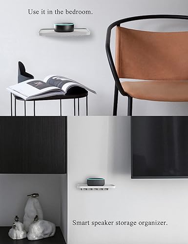 Miniatura 4 de Soporte de pared universal para Google WiFi Compatible con sistema TP-Link DecoEeroNest WiFi Soporte de montaje en pared para altavoces pequeños