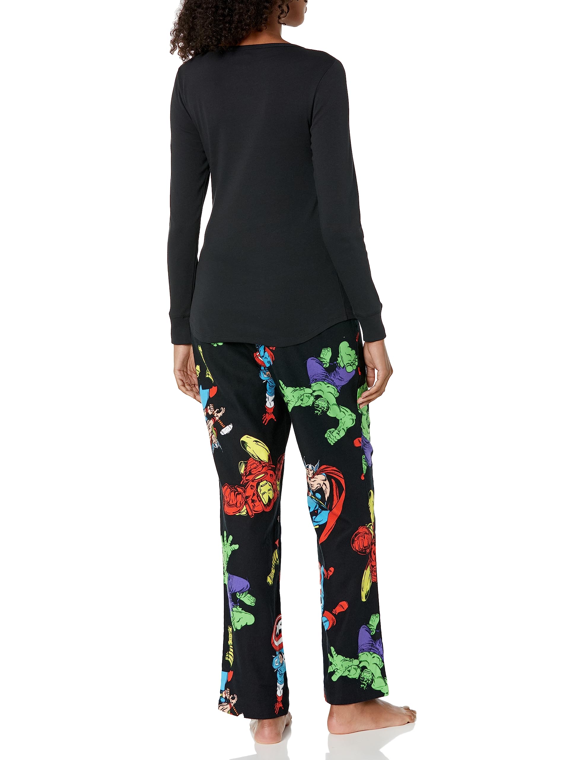 Amazon Essentials Disney | Marvel | Star Wars Set da Notte Pigiama in Flanella Donna