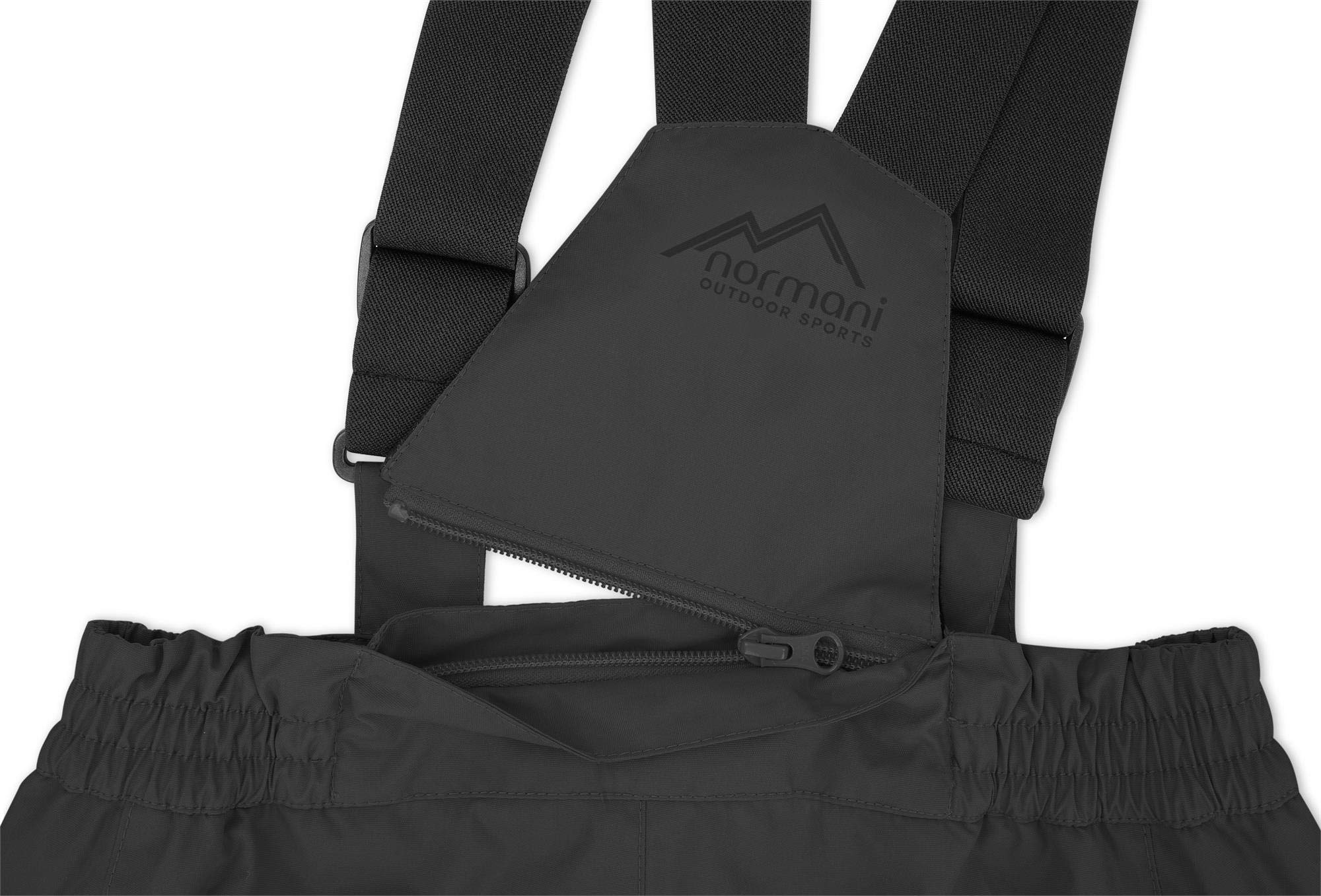 normani Kinder Winter Set - Wasserdichte Ski Winterhose mit Hosenträgern und Winterjacke Schneeanzug Ski Set für Jungen und Mädchen